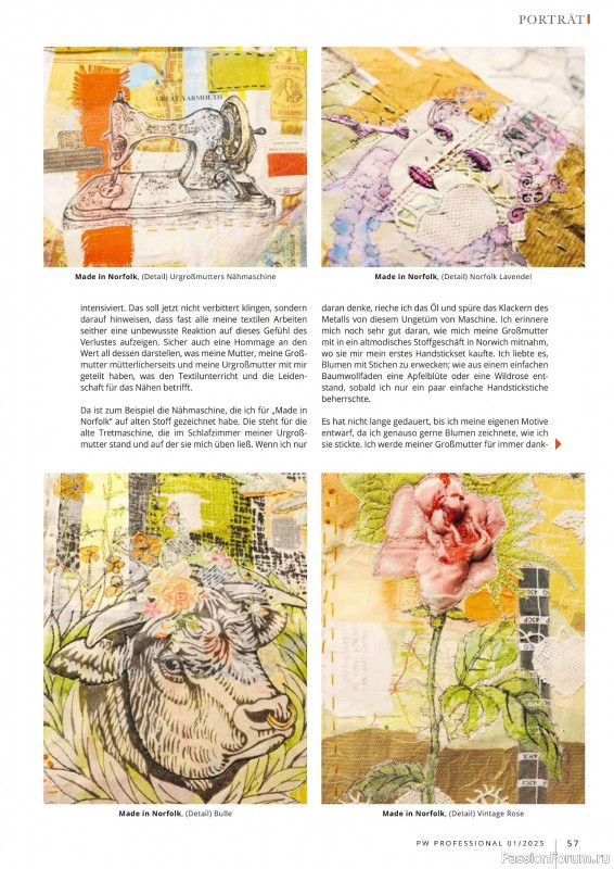 Коллекция проектов для рукодельниц в журнале «Patchwork Professional №1 2025»