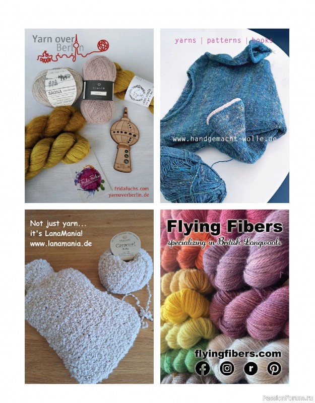 Вязаные модели в журнале «Laine Magazine №23 2025 Winter». Продолжение