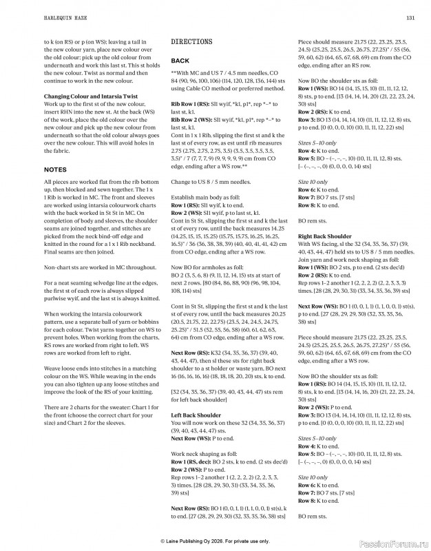 Вязаные проекты в журнале &laquo;Laine Magazine - Anniversary Issue 2026&raquo;. Часть 2