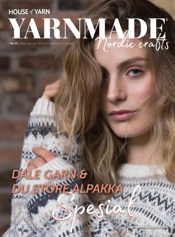 Вязаные проекты в журнале &laquo;Yarnmade №1 2020 Spring & Summer&raquo;