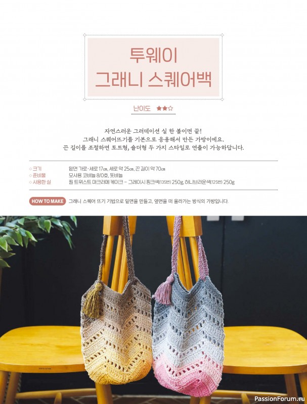 Вязаные проекты в книге «My Own Hand Knitted Bags and Accessories». Продолжение