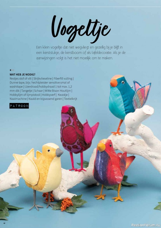 Коллекция проектов для рукодельниц в журнале «HobbyHandig №256 2025»