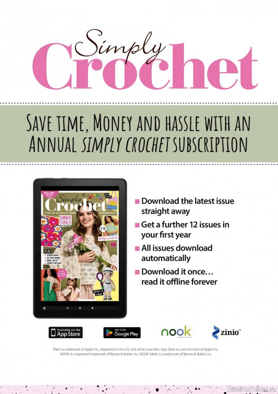Вязаные проекты крючком в журнале &laquo;Simply Crochet №176 2026&raquo;