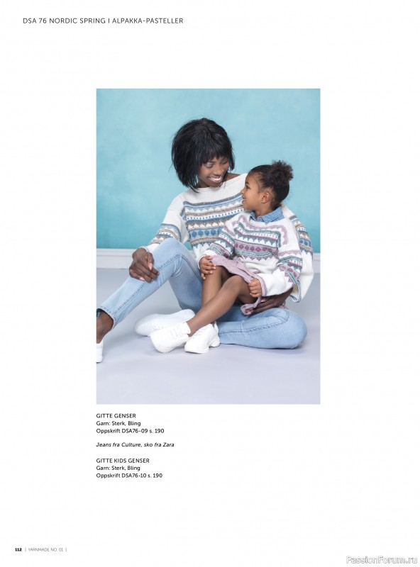 Вязаные проекты в журнале &laquo;Yarnmade №1 2018 Spring & Summer&raquo;. Продолжение