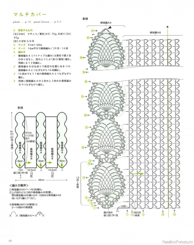 Вязаные проекты в книге &laquo;Lacework of the Pineapple Pattern&raquo;.