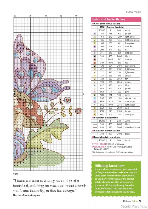 Коллекция вышивки в журнале «Ultimate CrossStitch Faries - November 2025»