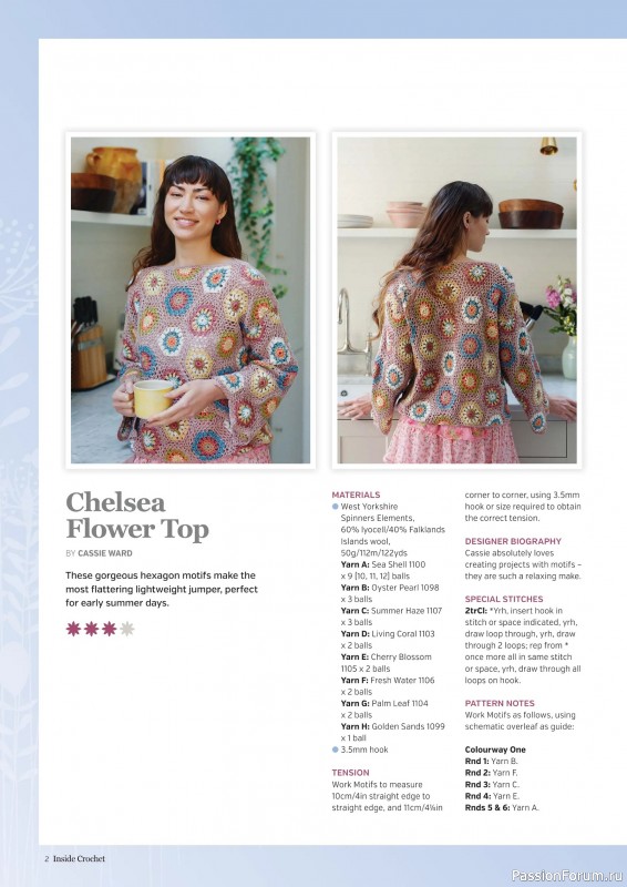 Вязаные проекты крючком в журнале &laquo;Inside Crochet №188 2026&raquo;
