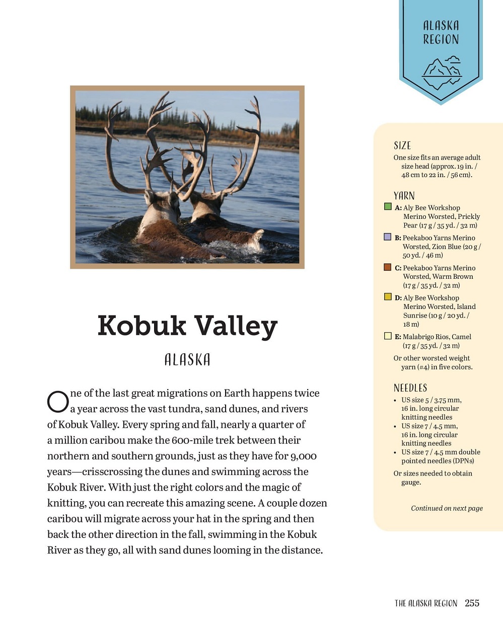 Коллекция моделей шапок в книге «Кnitting the National Parks»