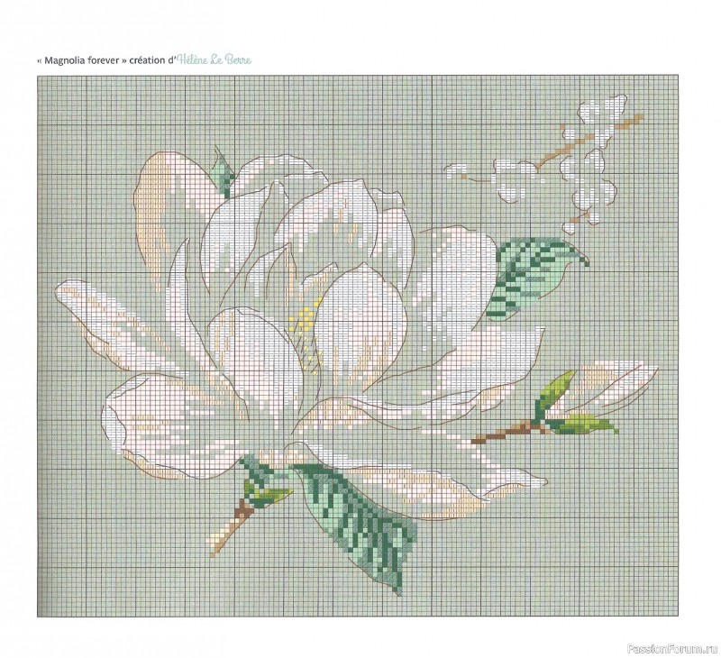 Коллекция вышивки в книге «Reves de fleurs - 2026»