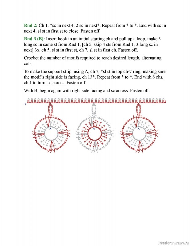 Вязаные проекты в книге &laquo;150 Crochet Borders&raquo;. Часть 1