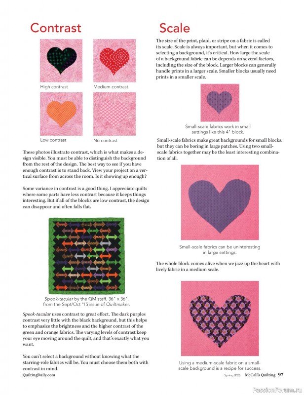 Коллекция проектов для рукодельниц в журнале «McCalls Quilting - Spring 2026»