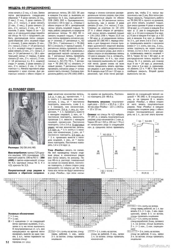 Вязаные модели для детей в журнале «Verena №4 2022»