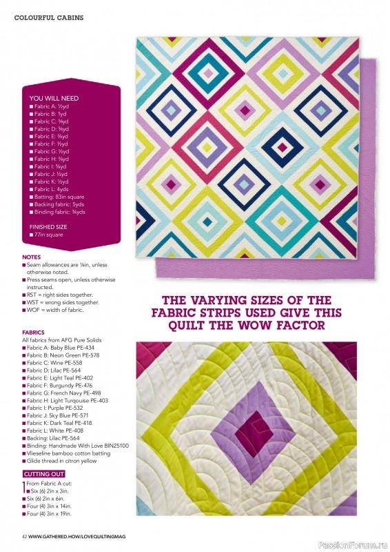 Коллекция проектов для рукодельниц в журнале «Love Patchwork & Quilting №157 2025»