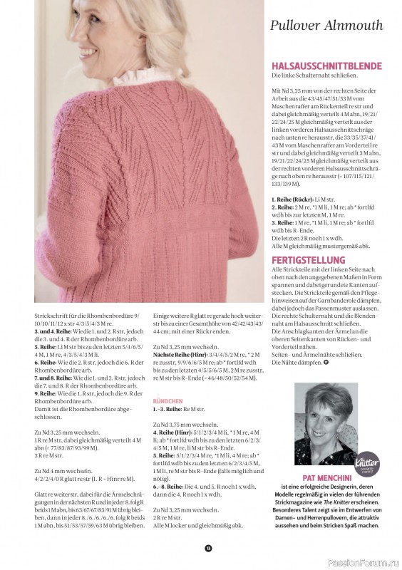 Вязаные проекты спицами в журнале «The Knitter №84 2026 Germany»