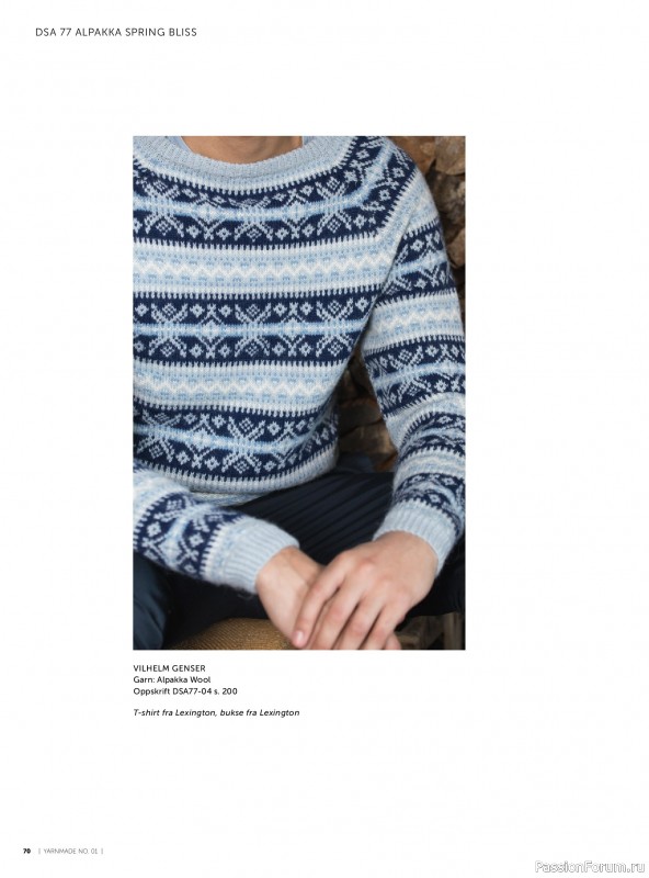 Вязаные проекты в журнале &laquo;Yarnmade №1 2020 Spring & Summer&raquo;