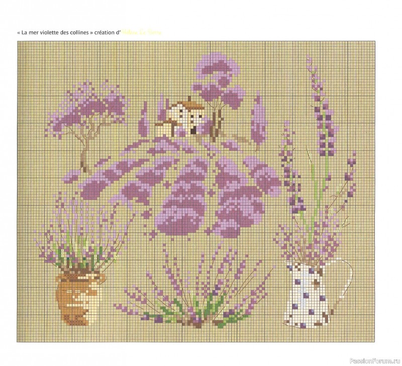 Коллекция вышивки в книге «Reves de fleurs - 2026»