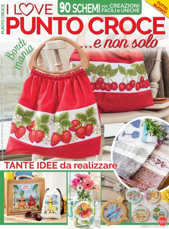 Коллекция вышивки в журнале «I Love Punto Croce №18 2022»