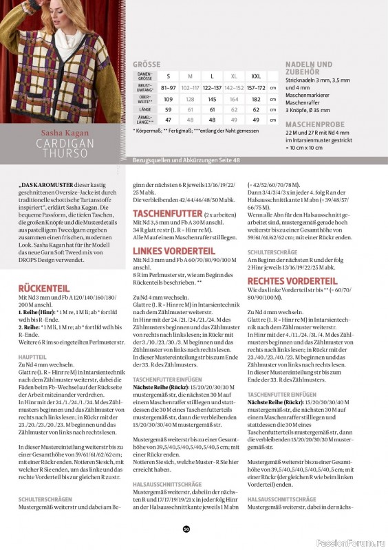 Вязаные модели крючком в журнале «The Knitter Germany №61 2022 »