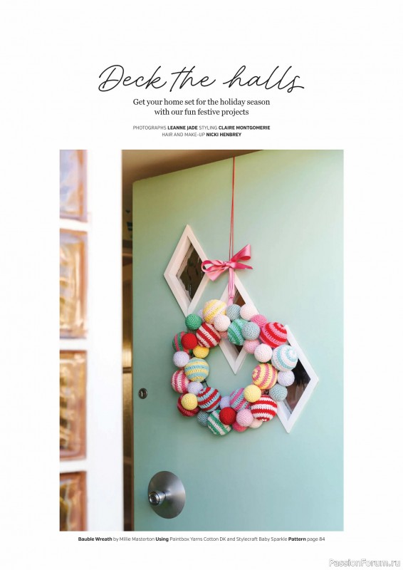 Вязаные проекты крючком в журнале «Inside Crochet №184 2025»