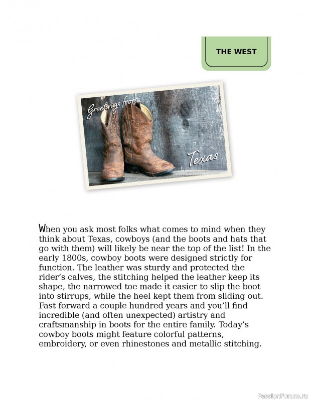 Вязаные проекты в книге «Knitting the U.S.A.». Часть 3