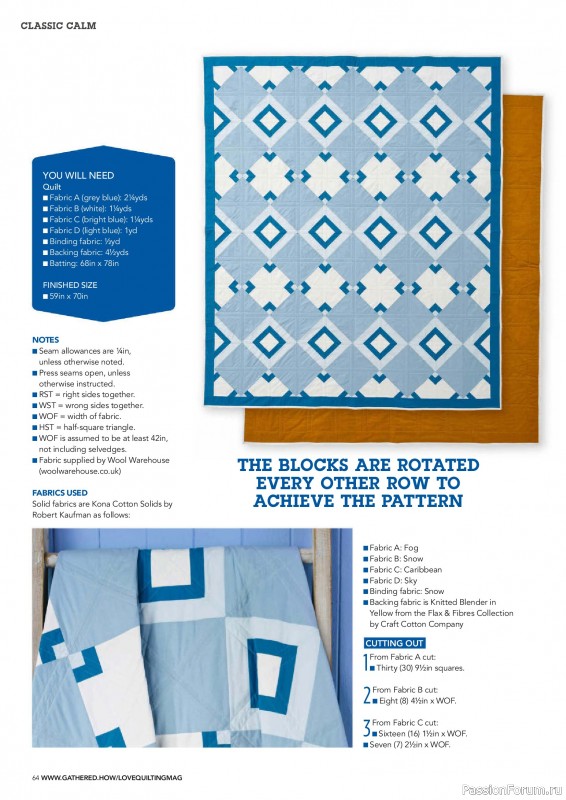 Коллекция проектов для рукодельниц в журнале «Love Patchwork & Quilting №157 2025»