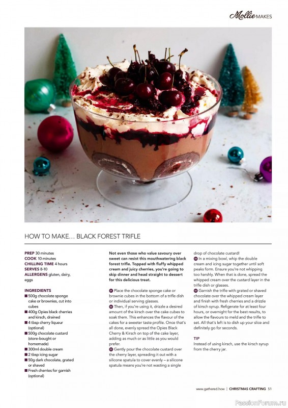 Коллекция проектов для рукодельниц в журнале «Mollie Makes - Christmas Crafting 2025»