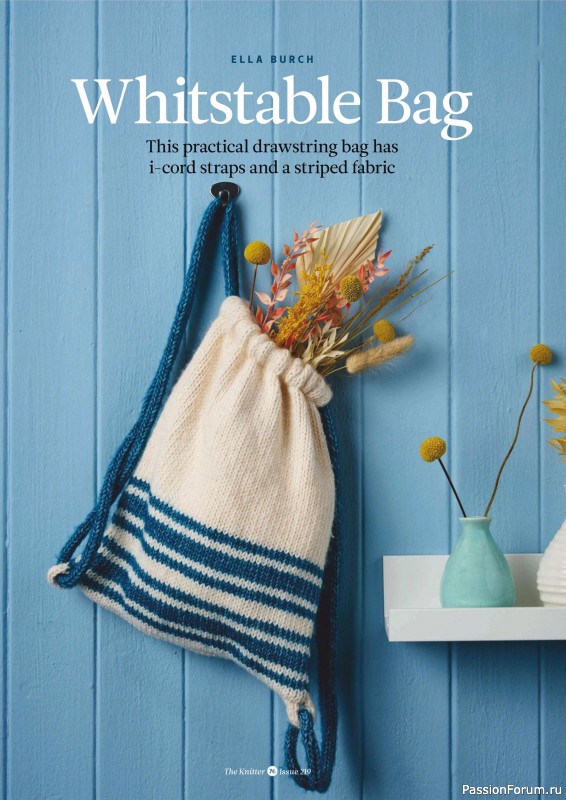 Вязаные проекты спицами в журнале «The Knitter №219 2025»