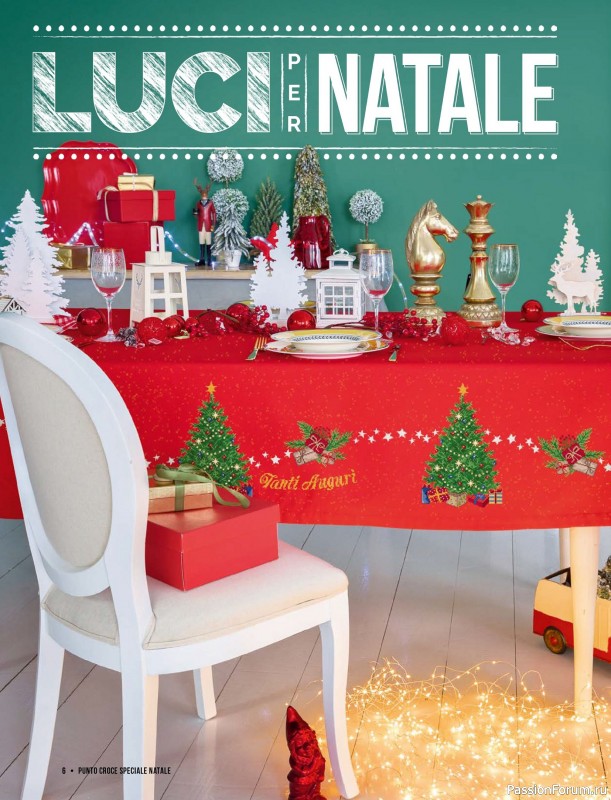 Коллекция проектов для рукодельниц в журнале «Mani di Fata Speciale Punto Croce - Natale 2025»