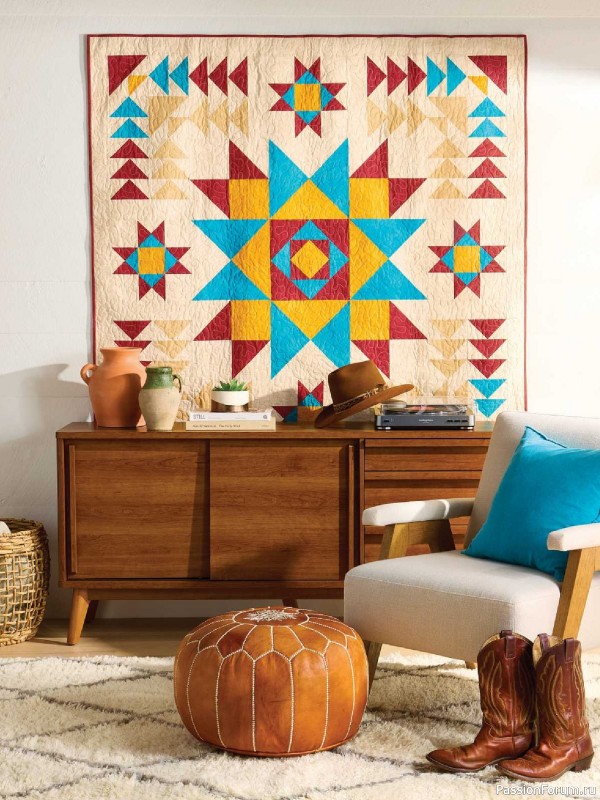 Коллекция проектов для рукодельниц в журнале «American Patchwork & Quilting №201 2026»