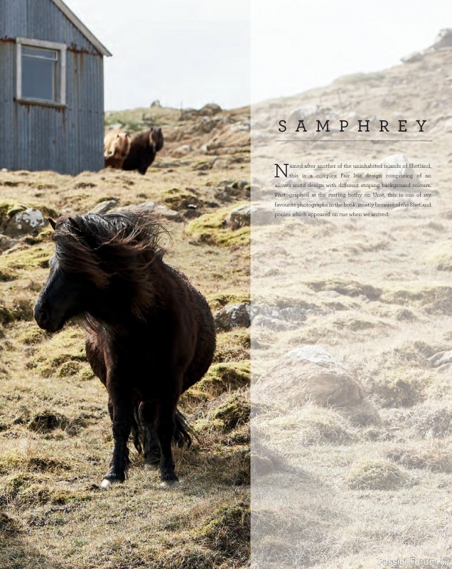 Вязаные проекты в книге «Shetland»