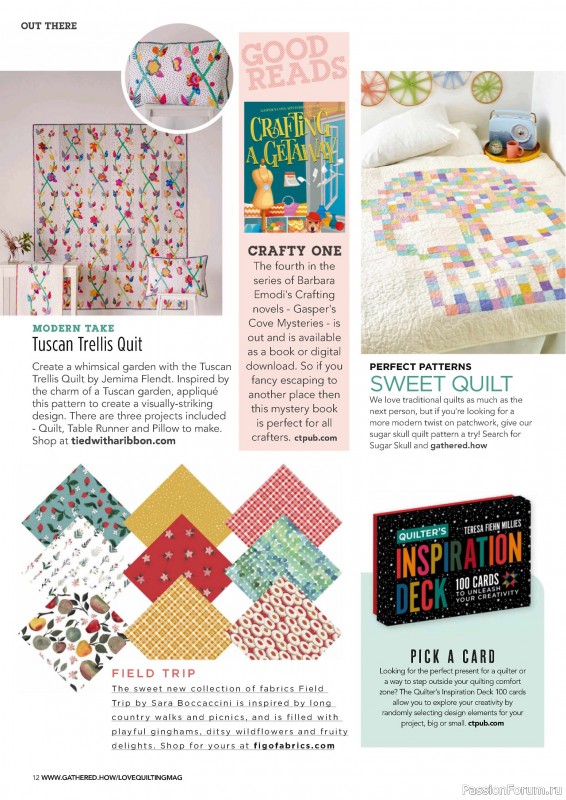 Коллекция проектов для рукодельниц в журнале «Love Patchwork & Quilting №145 2024»