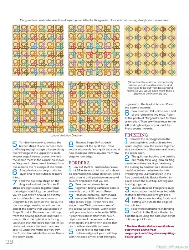 Коллекция проектов для рукодельниц в журнале &laquo;Quilters Companion №137 2026&raquo;