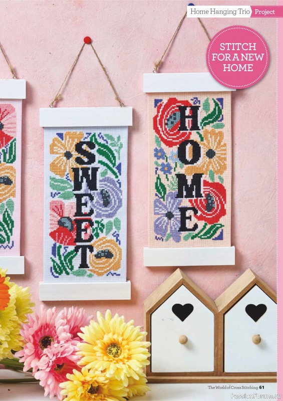 Коллекция вышивки в журнале «The World of Cross Stitching №367 2025»