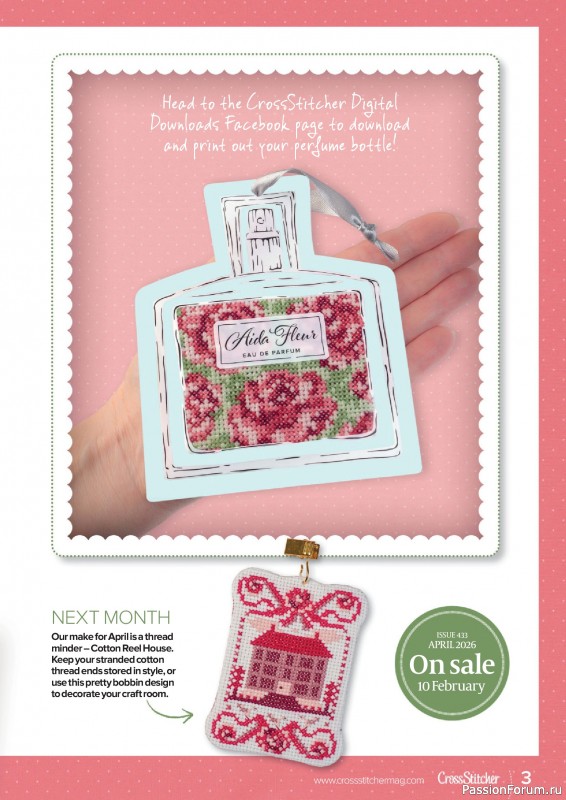 Коллекция вышивки в журнале &laquo;CrossStitcher №432 2026&raquo;