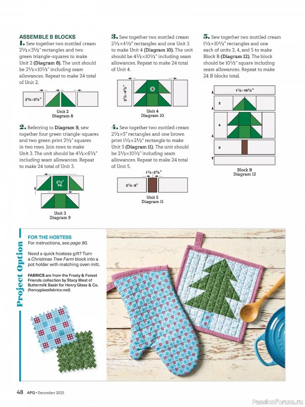 Коллекция проектов для рукодельниц в журнале «American Patchwork & Quilting №197 2025»