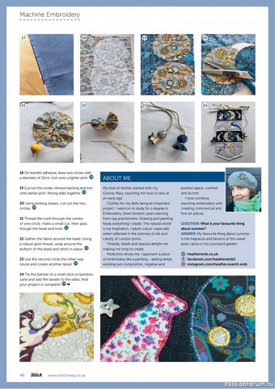 Коллекция проектов для рукодельниц в журнале «Stitch Magazine №156 2025»