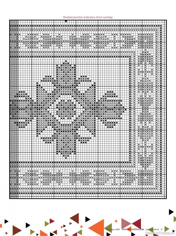 Коллекция вышивки в журнале «Just CrossStitch - December 2023»