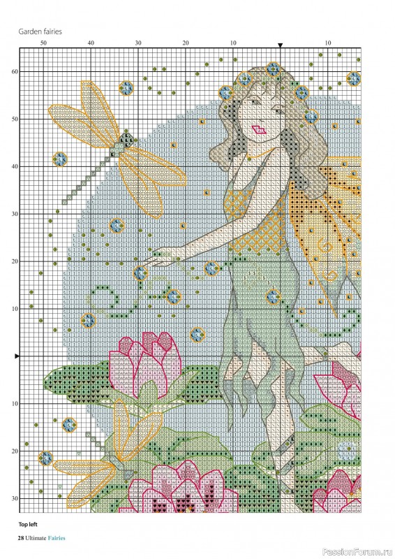 Коллекция вышивки в журнале «Ultimate CrossStitch Faries - November 2025»