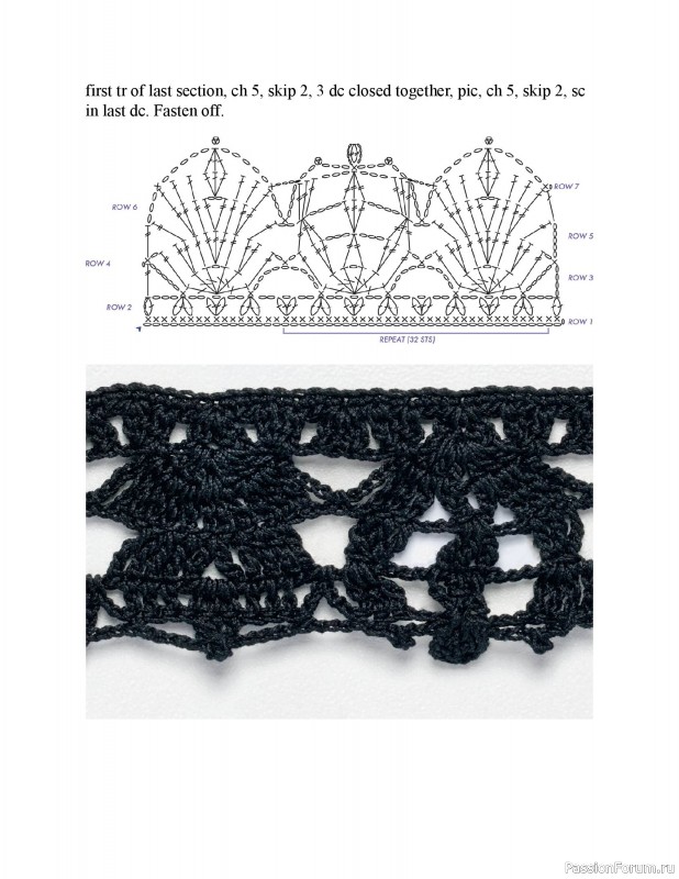 Вязаные проекты в книге &laquo;150 Crochet Borders&raquo;. Часть 1