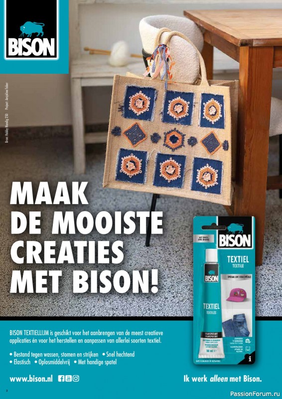 Коллекция проектов для рукодельниц в журнале «HobbyHandig №256 2025»