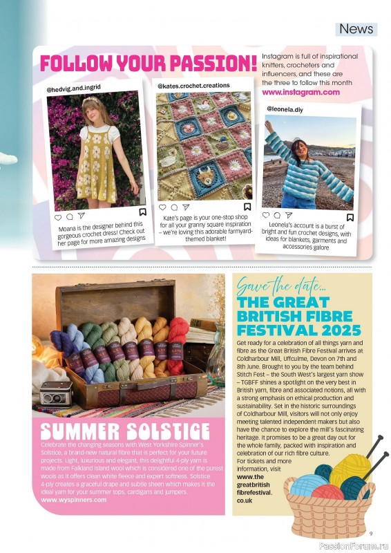 Вязаные проекты крючком в журнале «Crochet Now №121 2025»