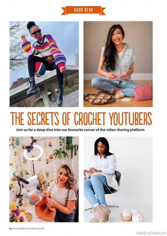 Вязаные проекты крючком в журнале «Simply Crochet №143 2023»