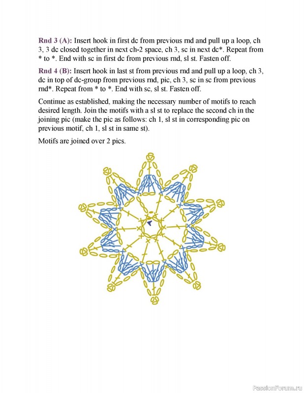 Вязаные проекты в книге &laquo;150 Crochet Borders&raquo;. Часть 2