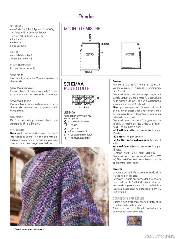 Вязаные модели в журнале «Piu Maglia Speciale Accessori №12 2025»