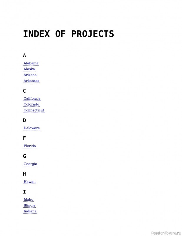 Вязаные проекты в книге «Knitting the U.S.A.». Часть 3