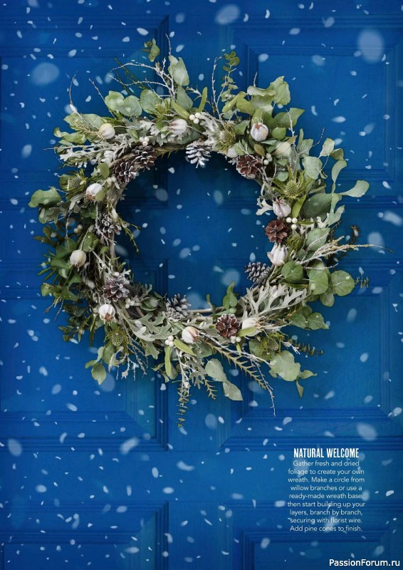 Коллекция проектов для рукодельниц в журнале «Mollie Makes - Christmas Crafting 2025»