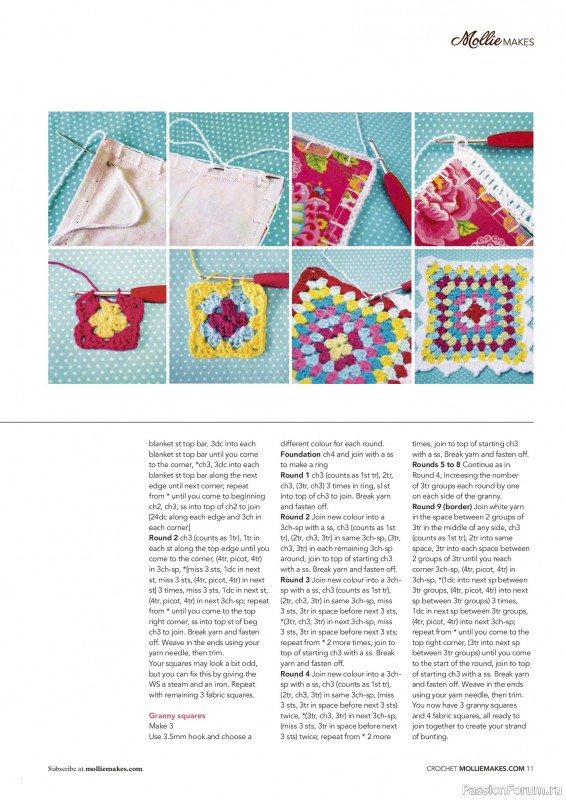 Вязаные проекты в журнале &laquo;Mollie Makes - Crochet 2026&raquo;