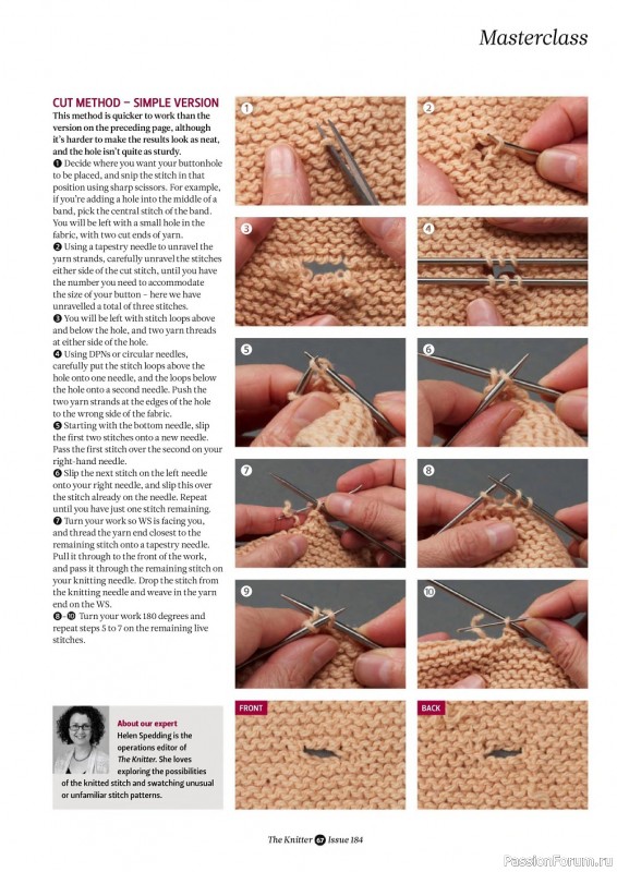 Вязаные модели спицами в журнале «The Knitter №184 2022»