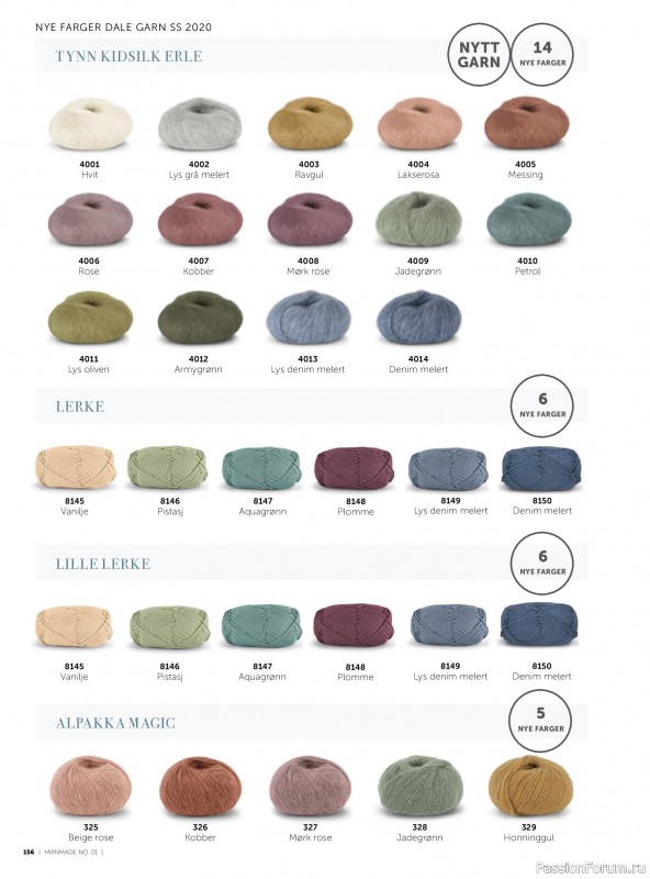 Вязаные проекты в журнале &laquo;Yarnmade №1 2018 Spring & Summer&raquo;. Продолжение