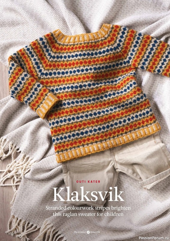 Вязаные модели спицами в журнале «The Knitter №178 2022»